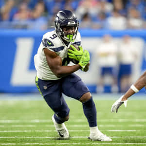 Kenneth Walker I I I Seattle Seahawks Action Wallpaper