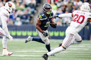 Kenneth Walker I I I Seattle Seahawks Game Action Wallpaper