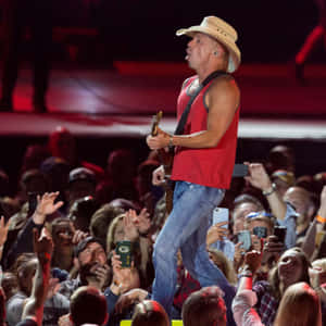 Kenny Chesney Live Concert Performance Wallpaper