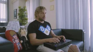 Kenny Omega Living Room Arcade Game Wallpaper