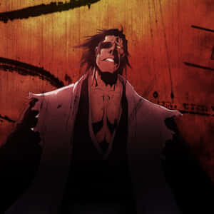 Kenpachi Zaraki, A Fierce Warrior Of The Soul Society Wallpaper