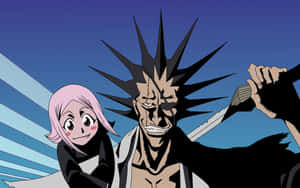 Kenpachi Zaraki, Captain Of The 11th Division Of The Gotei 13 In The Anime And Manga Series, Bleach Wallpaper