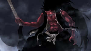 Kenpachi Zaraki, The Fierce Swordsman From The Anime Series, Bleach Wallpaper