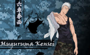 Kensei Muguruma, The Fierce Bleach Character In Action Wallpaper