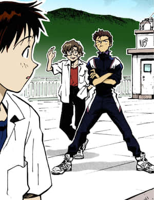 Kensuke Aida In Neon Genesis Evangelion Wallpaper