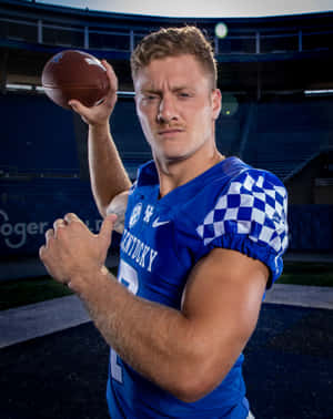 Kentucky Football Quarterback Portrait Wallpaper