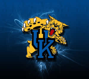 Kentucky Wildcats Wildcat Blue Graphic Art Wallpaper