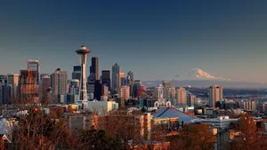 Kerry Park In Cool Seattle Wallpaper