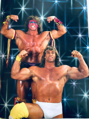 Kerry Von Erich With The Ultimate Warrior Wallpaper