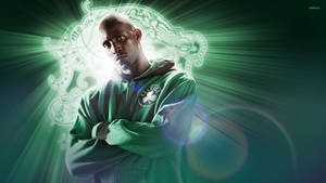 Kevin Garnett Green Poster Wallpaper