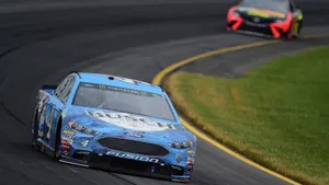 Kevin Harvick Blue Car Wallpaper