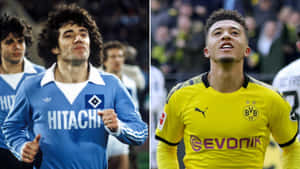 Kevin Keegan And Jadon Sancho Split Wallpaper