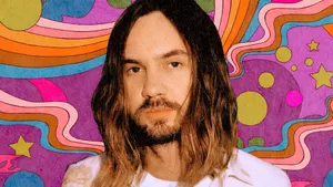 Kevin Parker Psychedelic Portrait Wallpaper
