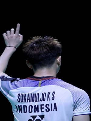 Kevin Sanjaya Raised Finger Wallpaper