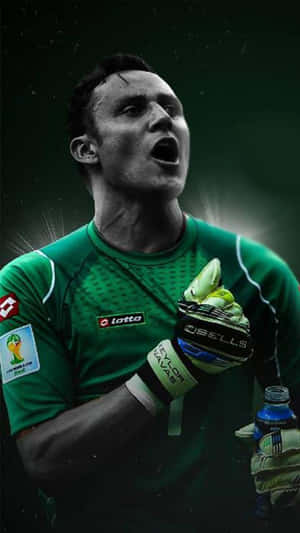 Keylor Navas In Action Wallpaper