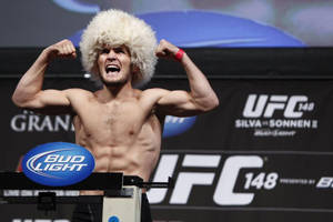 Khabib Nurmagomedov Weigh In Wallpaper