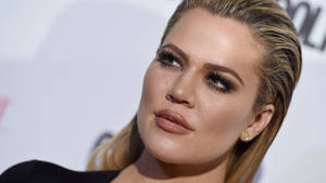 Khloe Kardashian Fierce Look Wallpaper