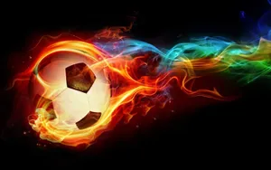 Kick Off Blazing Success Wallpaper