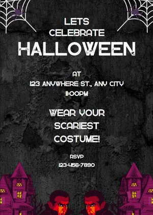 Kick Off The Spooky Season With Invitations To Your Halloween Party. Wallpaper