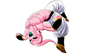 Kid Buu Action Pose Wallpaper