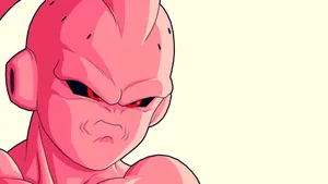 Kid Buu Menacing Stare Wallpaper