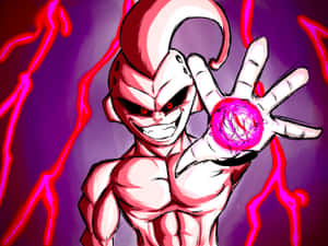 Kid Buu Power Ball Illustration Wallpaper