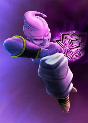 Kid Buu Power Up Wallpaper