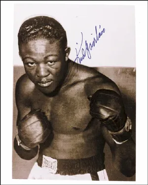 Kid Gavilan Blue Sign Close Up Wallpaper