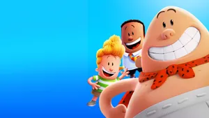 Kids Behind Captain Underpants: The First Epic Movie Wallpaper