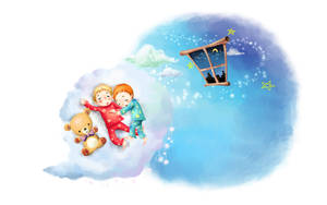 Kids Good Night Wallpaper