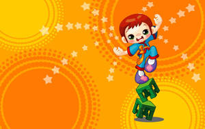 Kids Kung Fu Star Wallpaper