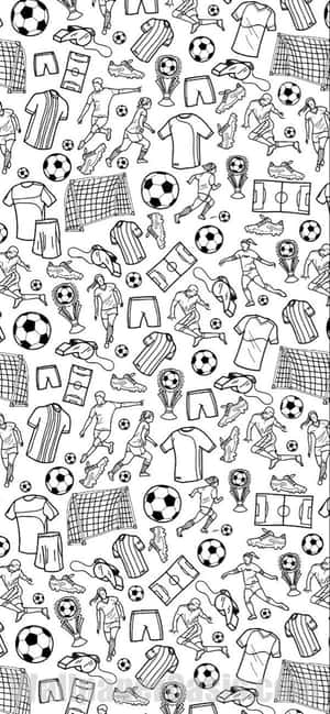 Kids Playing Soccer In An Open Field Wallpaper