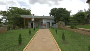 Kigali Genocide Memorial Pathway Wallpaper