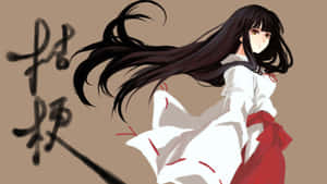 Kikyo, The Beautiful Priestess From Inuyasha Wallpaper