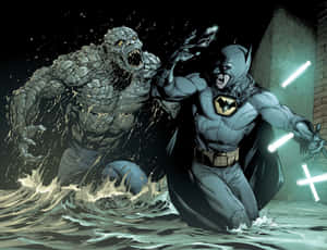 Killer Croc Unleashed In Action Wallpaper