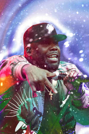 Killer Mike Performing Live Wallpaper