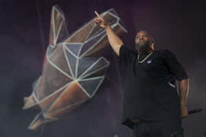 Killer Mike Performingon Stage Wallpaper
