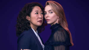 Killing Eve Duo Portrait Wallpaper