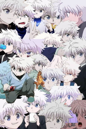 Killua Zoldyck Cool Expressions Wallpaper