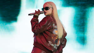 Kim Petras Performance Stage Wallpaper