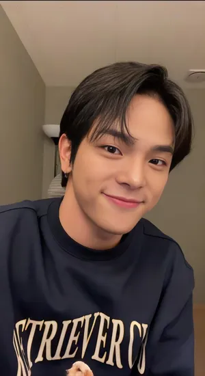 Kim Woojin Casual Smile Wallpaper