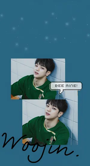 Kim Woojin Fan Edit Wallpaper