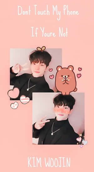 Kim Woojin Phone Lock Screen Wallpaper