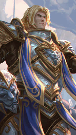 King Anduin Wrynn - The Young Leader Of The Alliance Wallpaper