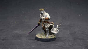 King Baldwin Miniature Figure Wallpaper