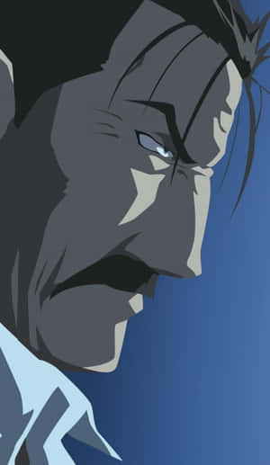 King Bradley Displaying His Might In Action Wallpaper