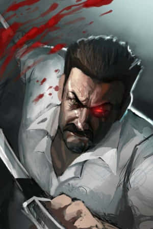 King Bradley In Battle Stance Wallpaper