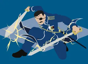 King Bradley In His Military Uniform Wallpaper