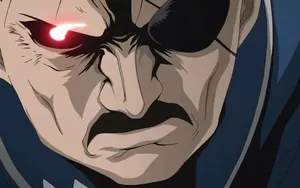 King Bradley Ready For Battle Wallpaper