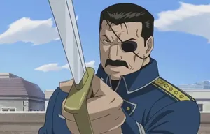 King Bradley Strikes A Powerful Pose Wallpaper